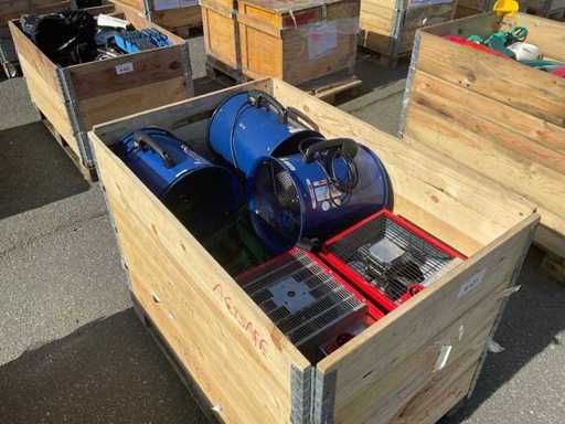 Różnorodne grzejniki/wentylatory