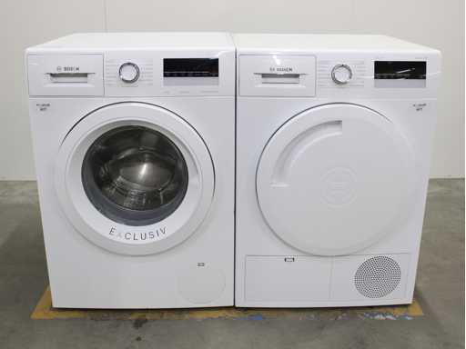 Bosch Serie|4 AquaStop EcoSilence Drive Wasmachine & Bosch Serie|4 Exclusiv Wasdroger