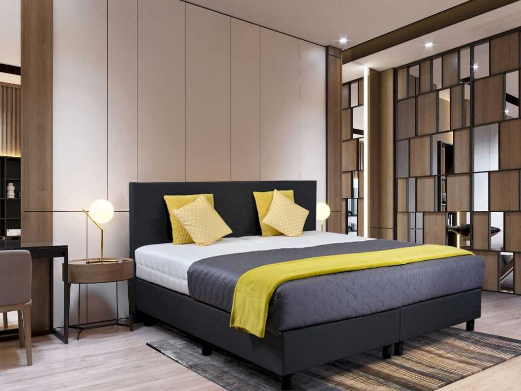 Boxspring Toscane vlak 180/200