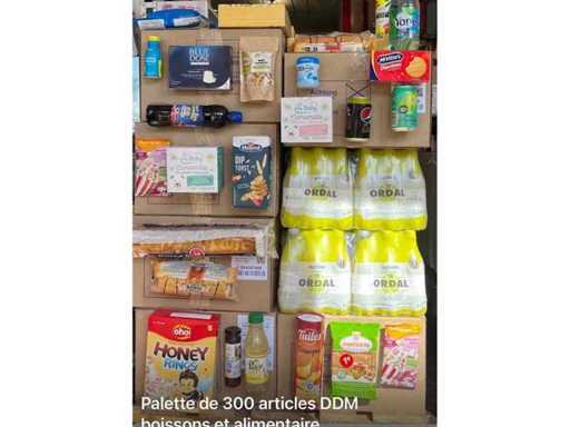 Palé de 500 productos alimenticios – fecha de caducidad o casi superada