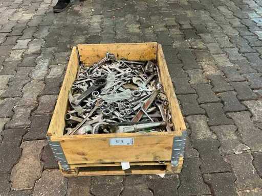 Clé à anneau ouvert mixte