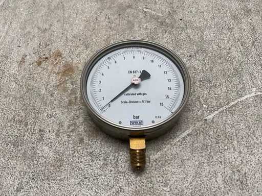 2017 WikaWika Pressure Gauge 0-16bar