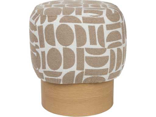 Housecraft Living Cyril Beige Hocker