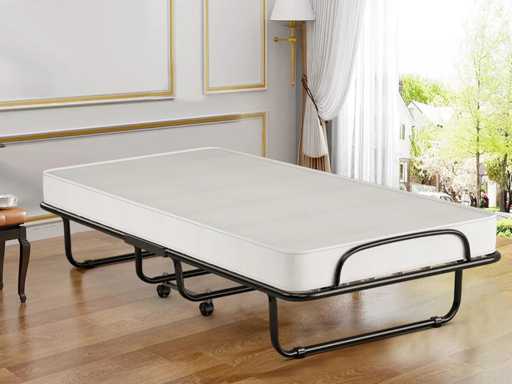 Opvouwbed – 190 cm x 80 cm – Metalen frame