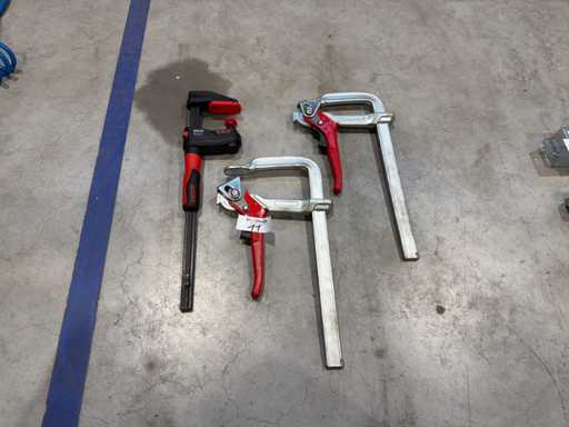 Glue clamps – Bessey GK30 and 2 heavy duty screw clamps (3x)