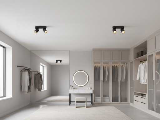 GU10 Spot apparent Luminaire duo rotatif (16x)