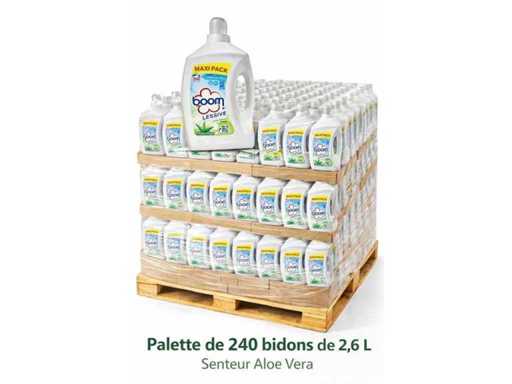 Pallet, consisting of 240, detergent cans, 2.6 l aloe vera, each