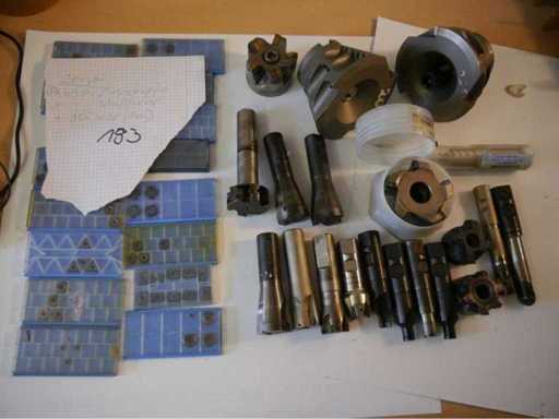 Jongen - Têtes de coupe/fraises d’extrémité ASD WSP (20x) incluant des inserts 95x (inutilisés) 