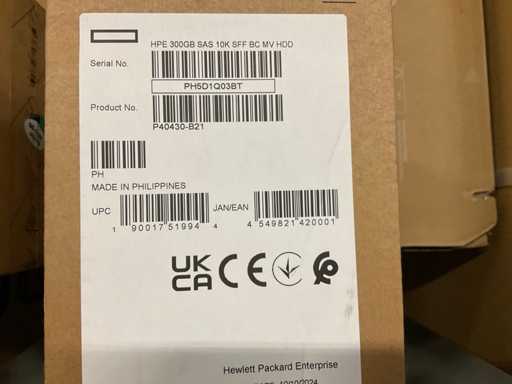 Hp HPE 330GB SAS 10K SSF BC MV HDD (2x)