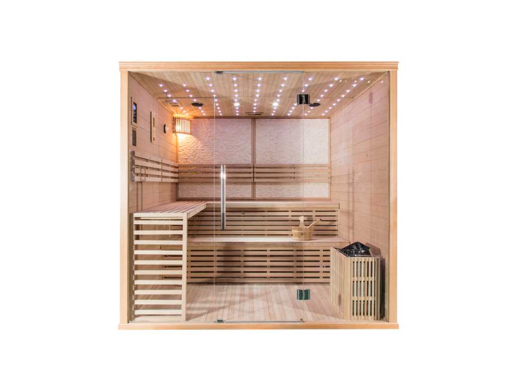 1x Luxueus ingerichte tradionele sauna Premium 03