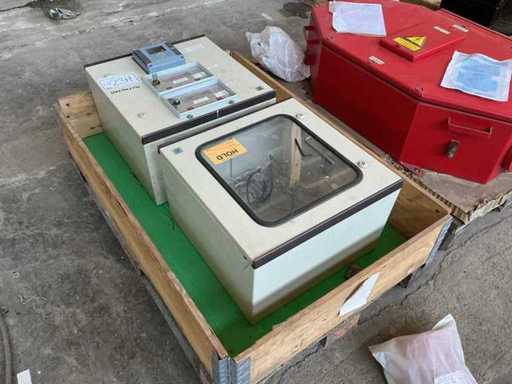 2 x skrzynki przełączników RITTAL, każda 500x300x500