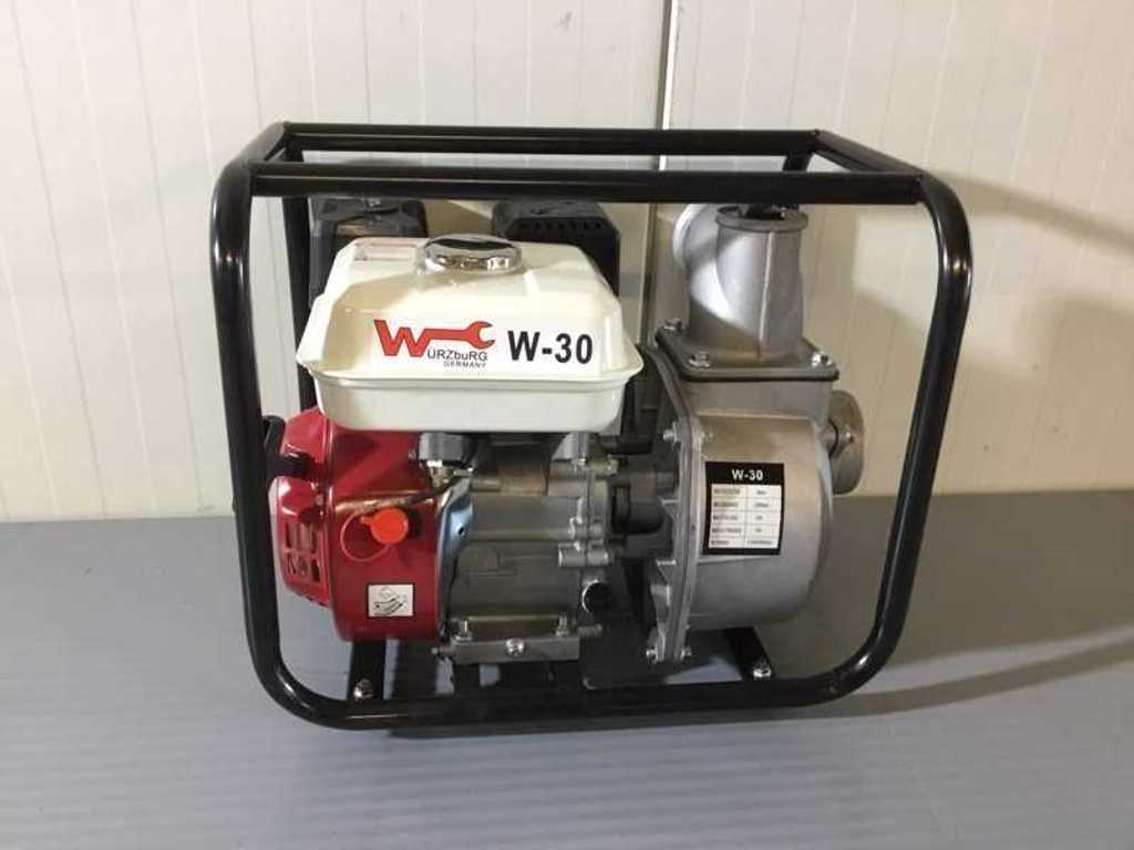 Water pump with petrol engine