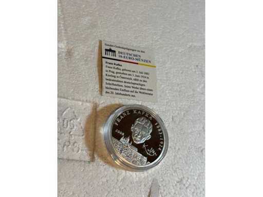 Special commemorative coin for the German 10 Euro coins • Franz Kafka