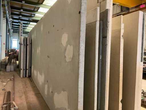 Garage en béton préfabriqué 8,87x3x2,57 mètres