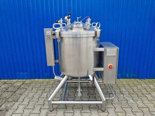 1995 DIESSEL Hildesheim (agitator: ZETA) pressure vessel with underbody agitator stainless steel pressure vessel 345 L with agitator