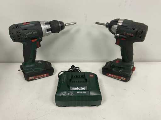 Metabo 18V Combokit; Trapano a impulsi e chiave a impulsi