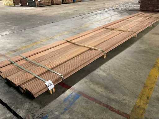 Bangkirai non-slip braiding parts 20x145 mm (16x)