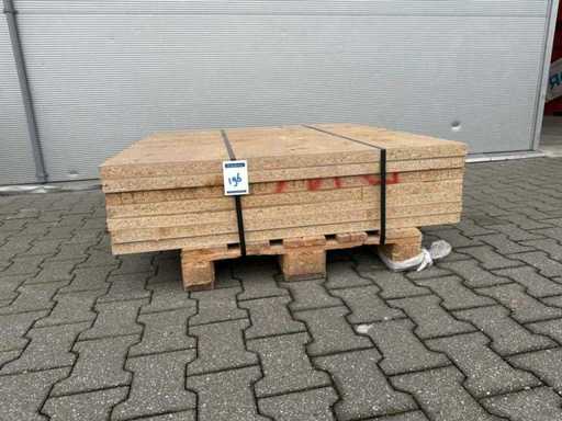 Piastra del pavimento - Cartone di graito 1200x1140x38mm (7x)