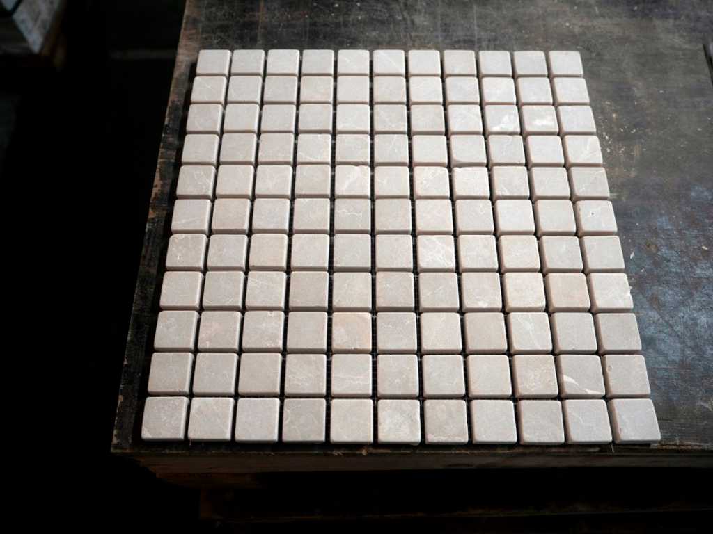 Natural stone mosaic mats 4,9m²