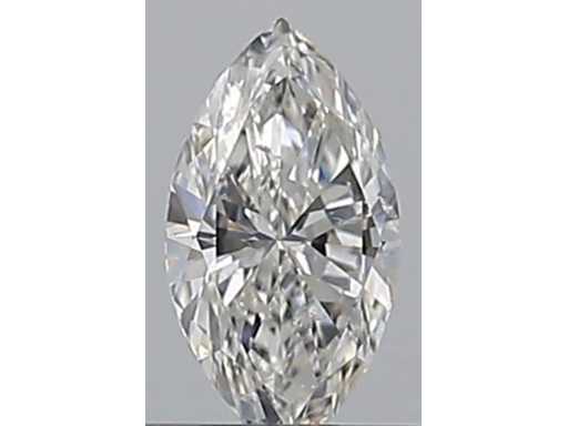 Diamante - diamante tagliato marchesa 0,32 carati (certificato)