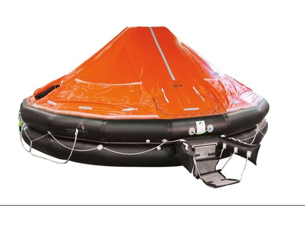 50 people self-inflating life raft