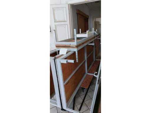 Toneelsegmenten 500x300cm+trap