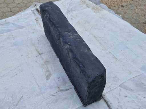 Courtstone concrete coping stones (approx. 104 pieces) 
