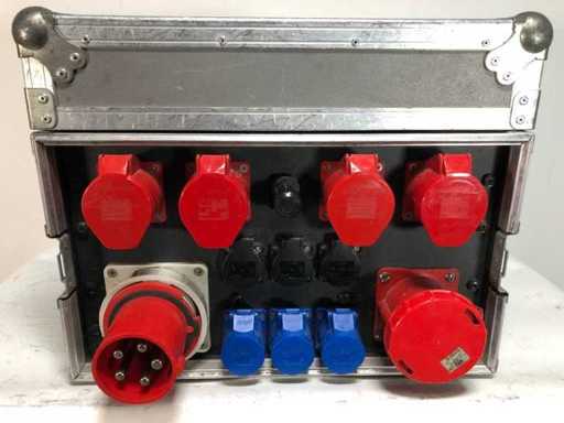 PSU CEE 125 A  CEE63// CEE32// CEE16M// SCHUKO + FLIGHTCASE