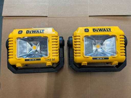 Die Walt DCL077 Batteriekonstruktionslampe (2x)