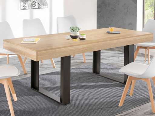 Uitschuifbare eettafel - 160x200 cm 