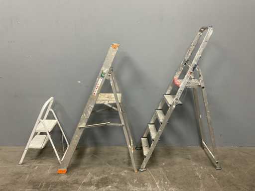 Leiter und Treppen (3x)