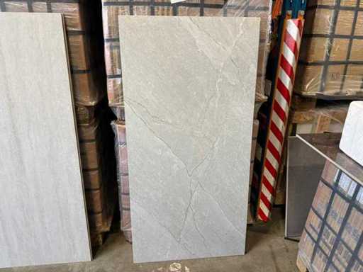 48,96 m2 Marmerlook grijs tegel 60x120