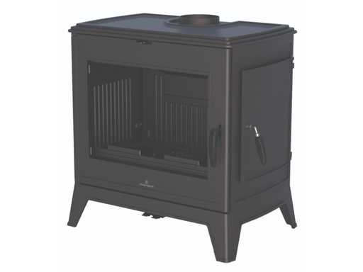 Bronpi - Derby 14 - Gietijzer - Zijlade - Houtkachel