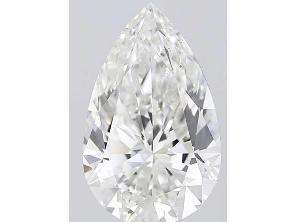 Diamant - circa 4.00 karaat diamant (gecertificeerd)