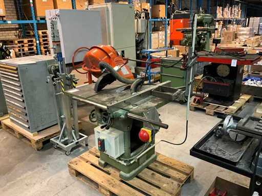 Macchina per seghe circolari Wadkin da tavolo