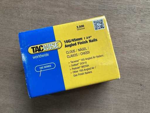 Tacwise 16G Serie Klammern/Nägel für den Tacker (27x)