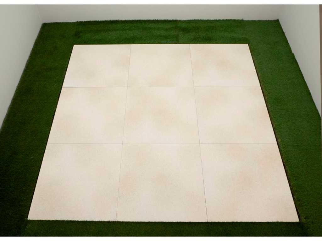 Ceramic garden tiles 21,6m²