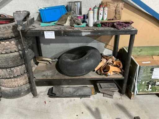 Arbeitstabelle mit Inhalt