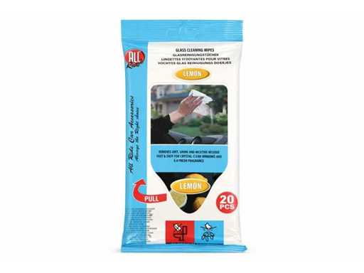 All Ride - Lemon - salviette per la pulizia dei vetri (96x)