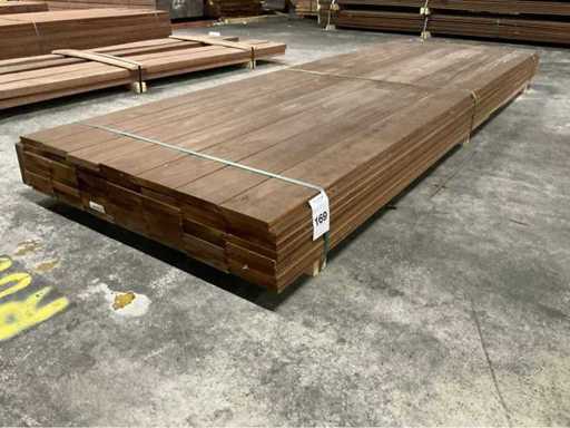 Kebony Radiata vlonderdelen glad 22x142 mm (58x)