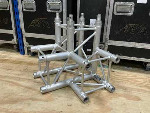 Pièce d’angle en treillis en aluminium Prolyte X30V-C012 3 voies (4x)
