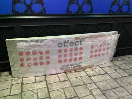 Panneau publicitaire d’effet illuminé