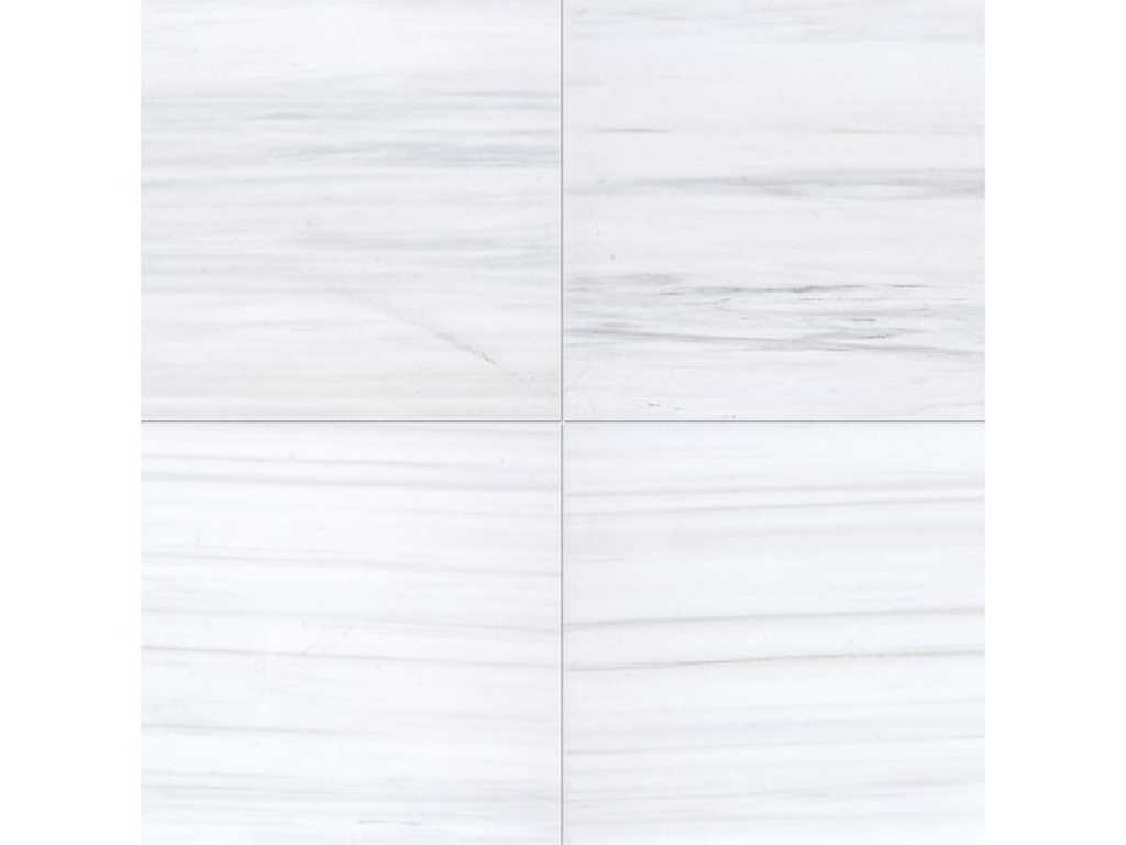 Piastrella in marmo pietra naturale bianco/grigio 62 m²