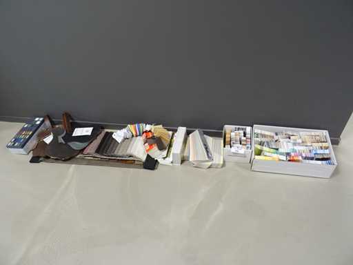 Batch of samples and colour fans