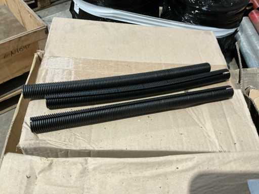 Batch of protective pipes for underfloor heating