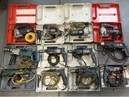   Beaucoup de machines électriques manuelles