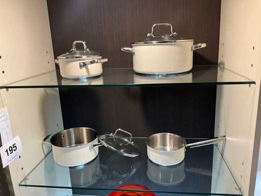 Gsw Kookpottenset (4x) met schaalverdeling