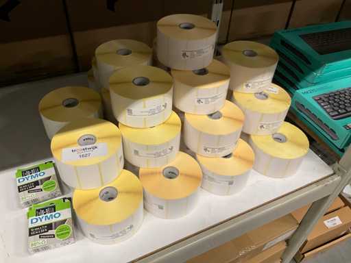 Rollen Zebra etiketten (31x)