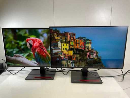 Lenovo (P27H-20) 27", 2560x1440 (QHD) Monitoarele IPS (2x)