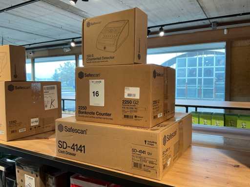 Safescan Telmachine, kassalade en detector (3x)